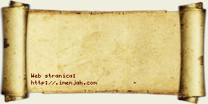 Emilija Savanović vizit kartica